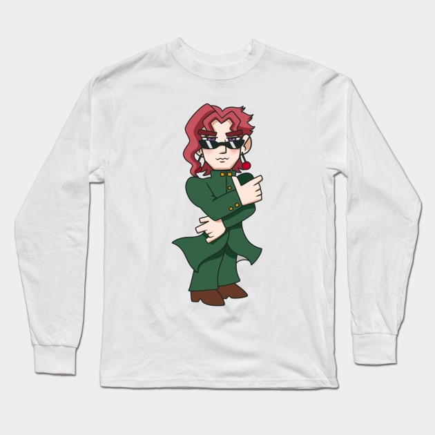 Mini Noriyaki Kakyoin Long Sleeve T-Shirt by emmydragonartz 